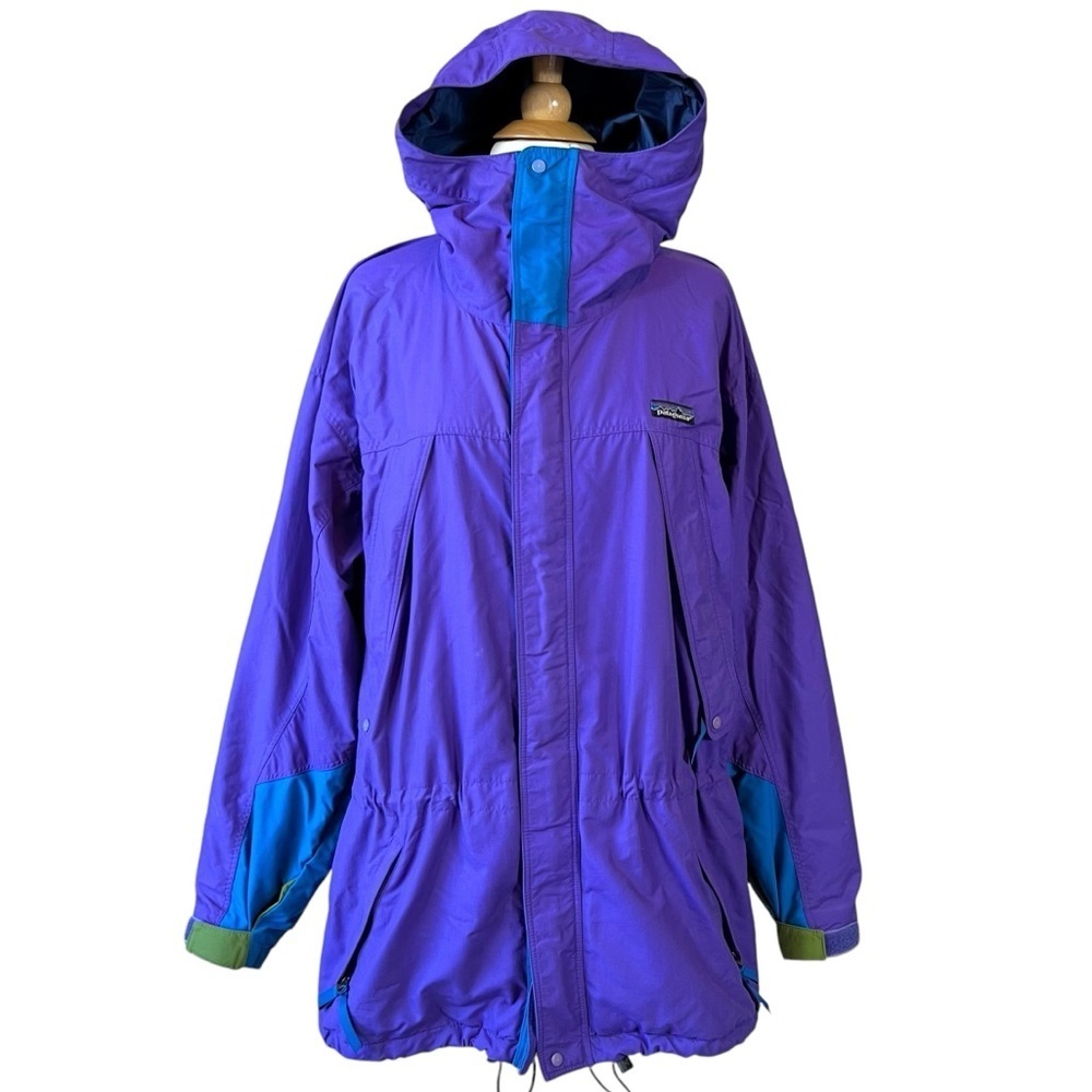 Vintage 90s Patagonia Windbreaker Hooded Parka